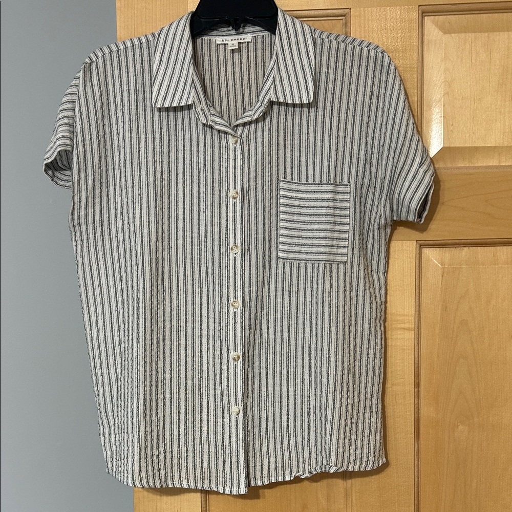Striped Gray Women’s Shirt